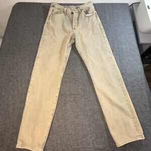 Levi's‎ 501 Premium Women's Button Fly Denim High Rise Straight Mom Jeans~26 30